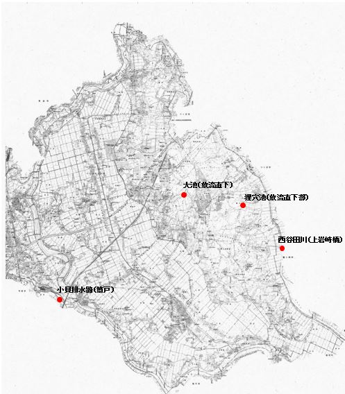 令和元年度河川等水質検査地点一覧