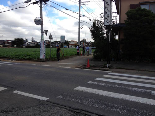 第2回歩道整備基本計画ワークショップ歩道整備現地確認2