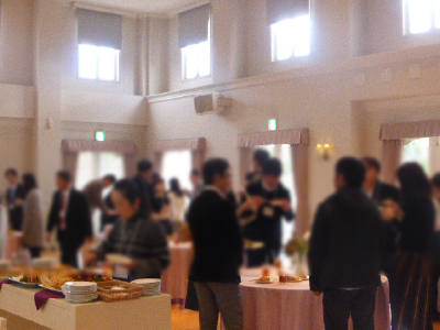 美味しいお料理も味方して?会話も弾みます