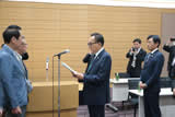 TX議連葉梨会長へ要望書提出(平成30年6月19日)