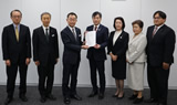 首都圏新都市鉄道(株)へ要望書提出(平成31年1月29日)