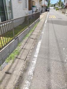 2021年8月3日10時55分道路の異常