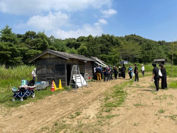 撮影風景「土方のスマホ」