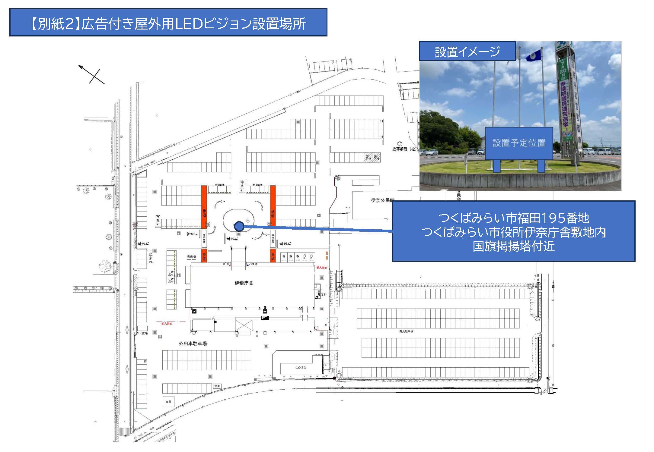LEDビジョン設置場所