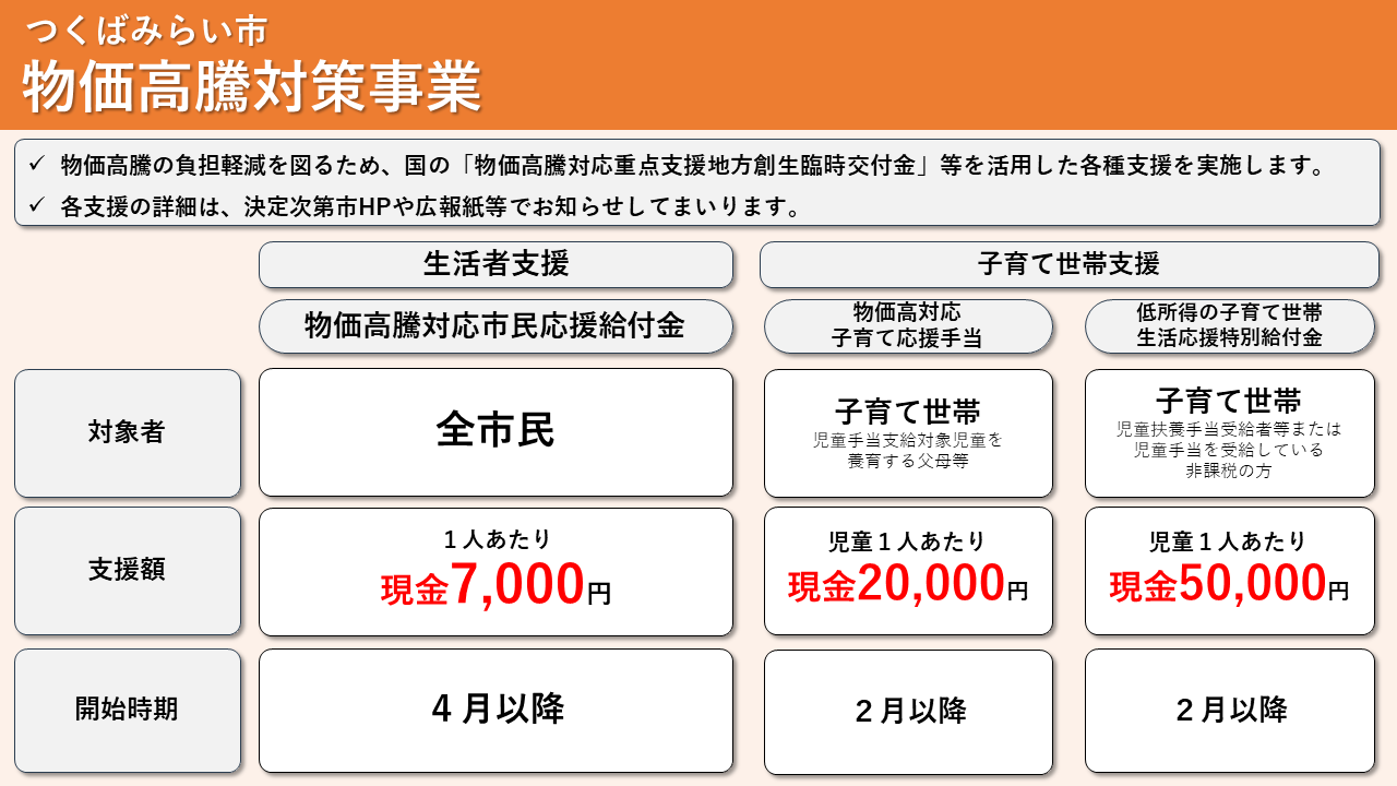 物価高騰対策事業 ポンチ絵