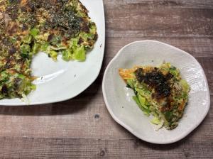 米粉の野菜お好み焼き