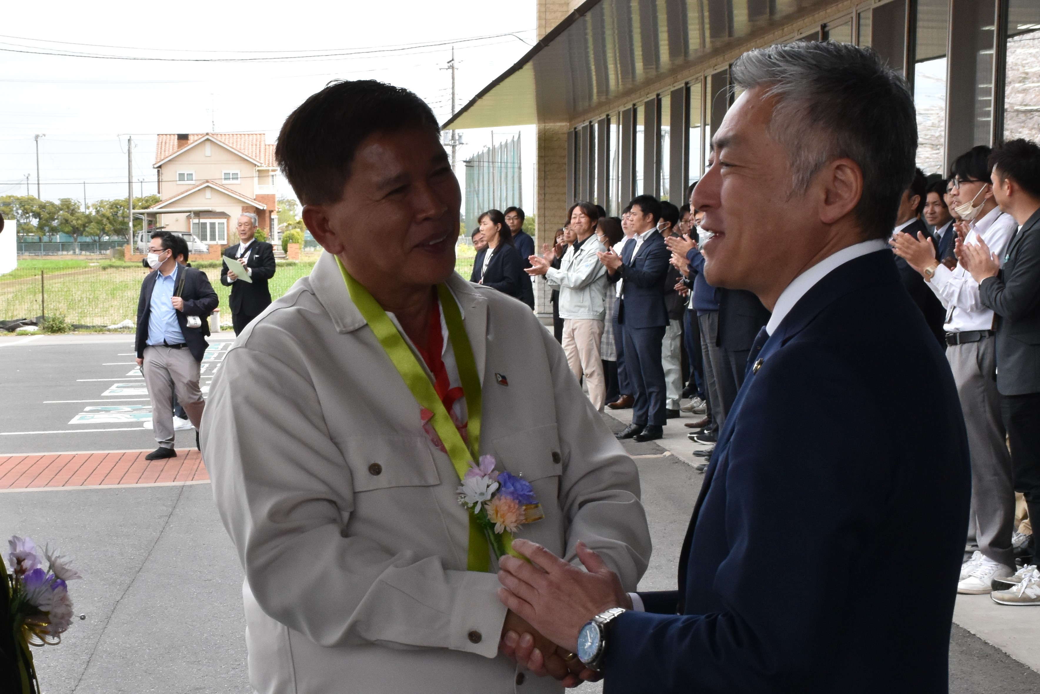 市長握手