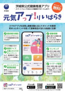 いばらきヘルスケアポイント事業「元気アっプ!リいばらき」