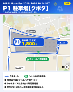 音楽フェス_駐車場クボタ