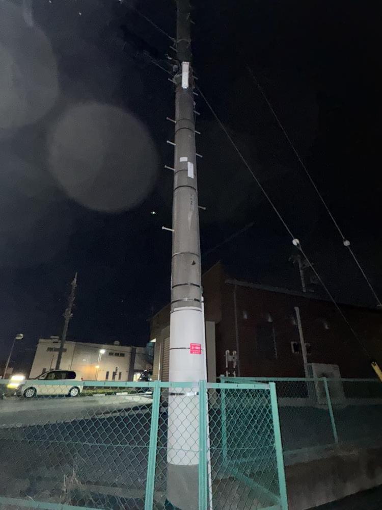 現場の写真1:防犯灯の異常(防犯灯の電気切れ、日中の点灯など)