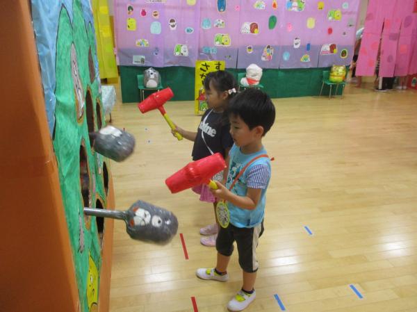 どんどん出てくるモグラたち!!