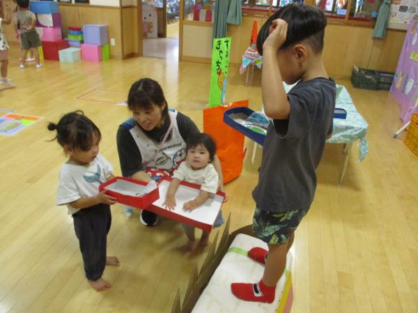 ひよこ組さんもゲームにチャレンジ✨