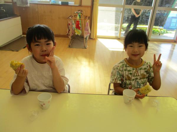 とうもろこし大好き!