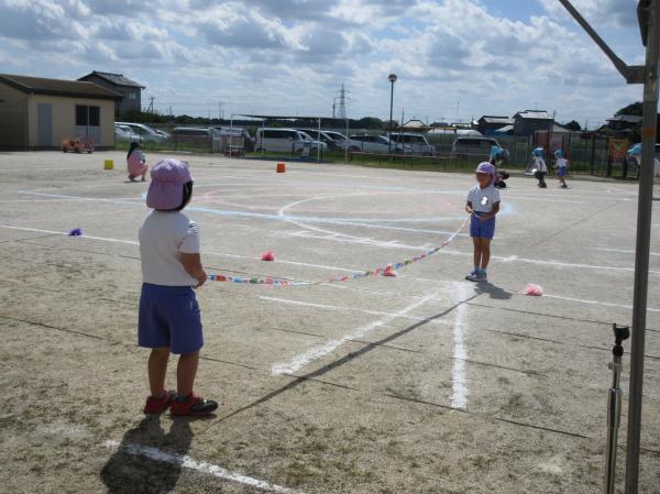 ゴールテープ係🌞