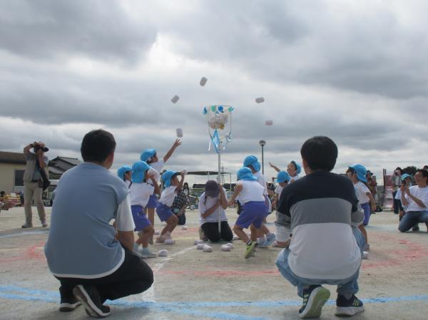 年中親子 玉入れ(すみれ)