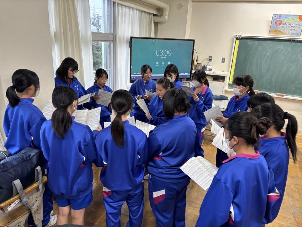 放課後の合唱練習