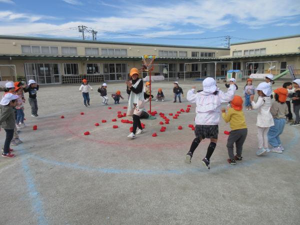 「赤の勝ちー!」