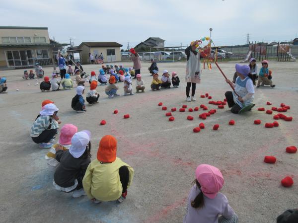 「どっちが勝つかなぁ~」