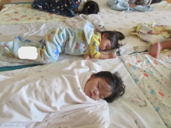 遊び疲れてぐっすり😴