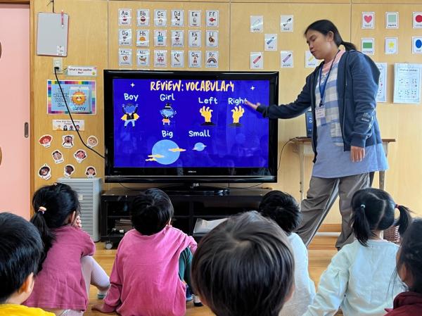 英語教室もハロウィン使用🦇