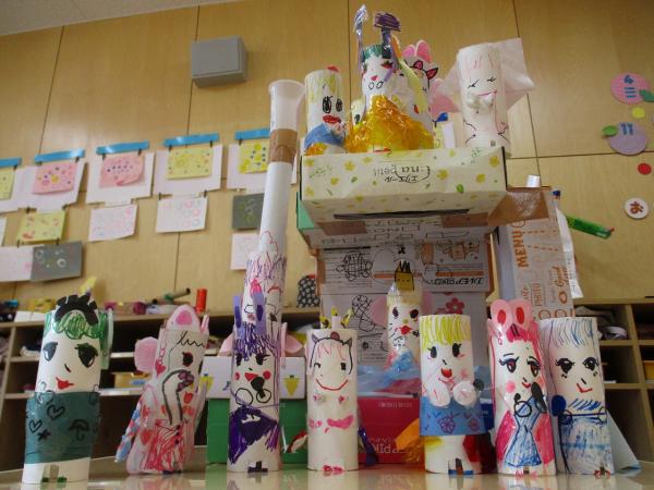 トイレットペーパーで作ったアイドル♡