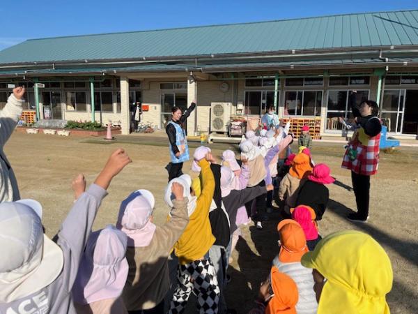 体操のあとは今日もリレー頑張るぞ💪