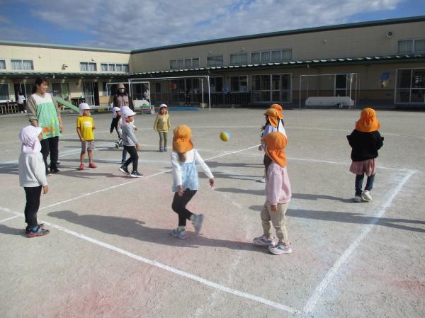 ドッジボールをやってみたよ😆