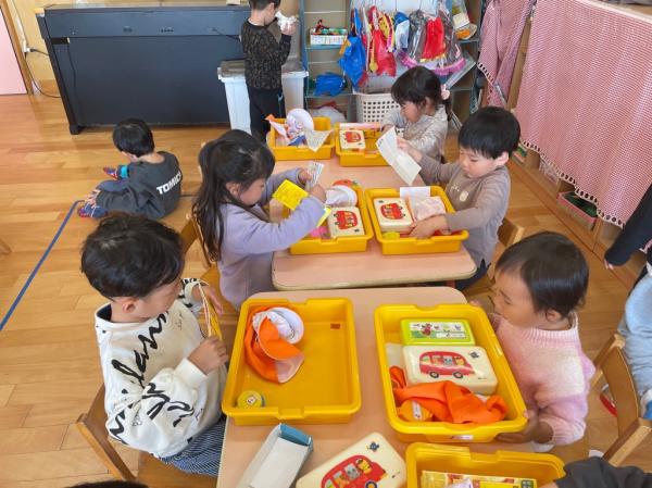 お道具箱の中を整理整頓✨