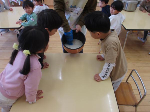 とぎ汁に「カルピスみたい😆」