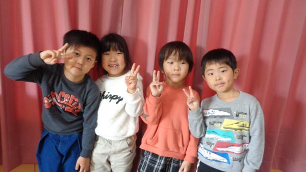 誕生会の司会や言葉を担当したよ!