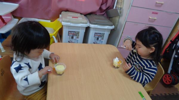 大好きなみかんがのっていたよ♡