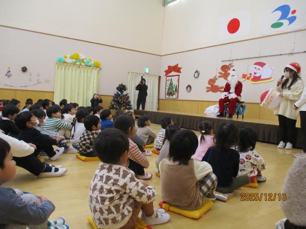 サンタさん登場🎅