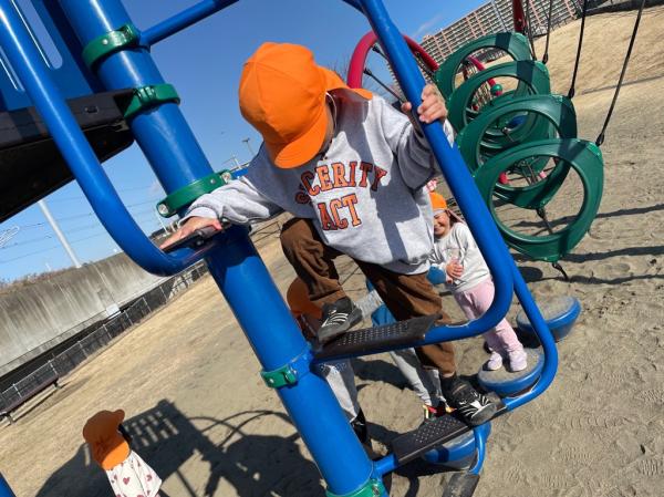 高い階段も へっちゃらさ😊