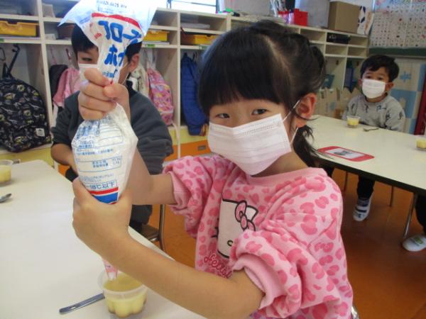 プリンアラモード作りに挑戦🍮