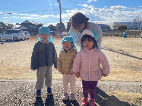 りす組さんがお礼を言いにきてくれました♡