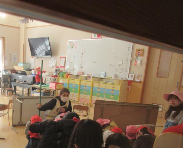 避難の様子(年少組)