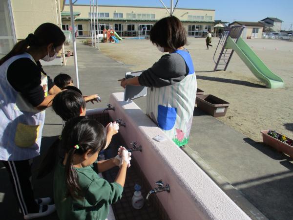 上手に洗えたね♪