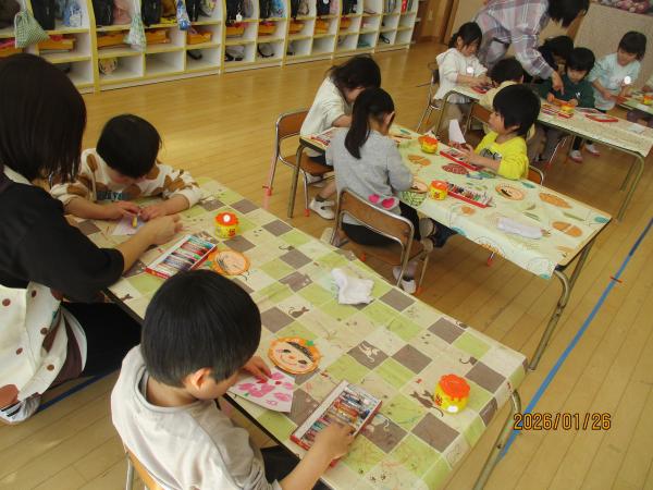 発表会の壁面製作✄