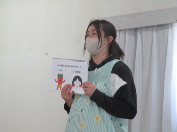 追い出すのはどっち?①おに ②かみさま