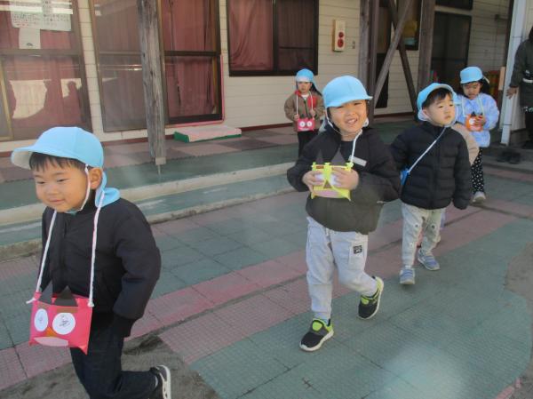 鬼さん来るかな〜?ドキドキ💓