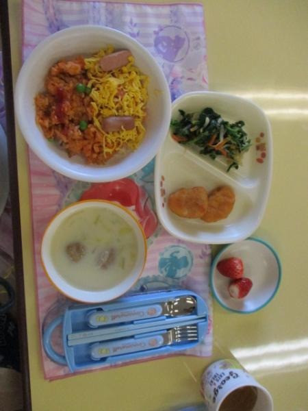 節分給食👹 美味しかったね🎵