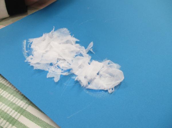 ふわふわの雪だるまのできあがり💓