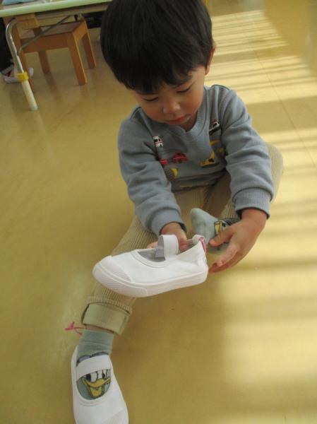 もう片方も履いたら完璧✨