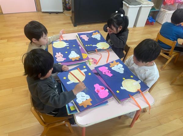 お月見うさぎかわいいね♡