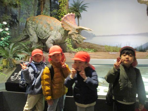 トリケラトプスとハイチーズ!