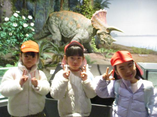 恐竜に会えてよかったね!