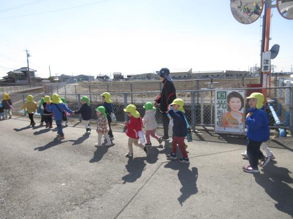 保育所が見えてきたね😊🎶