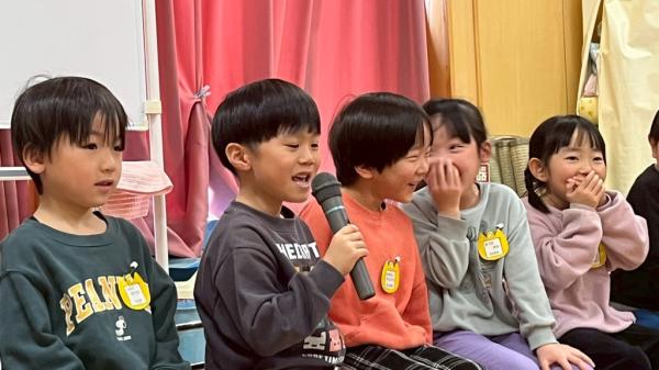 保育所での一番の思い出を話してくれました😆