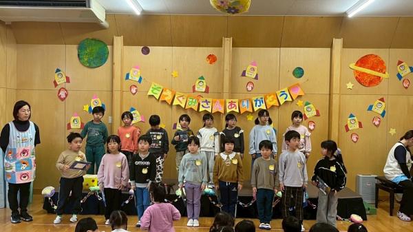 修了式の歌を歌ってくれました😊✨