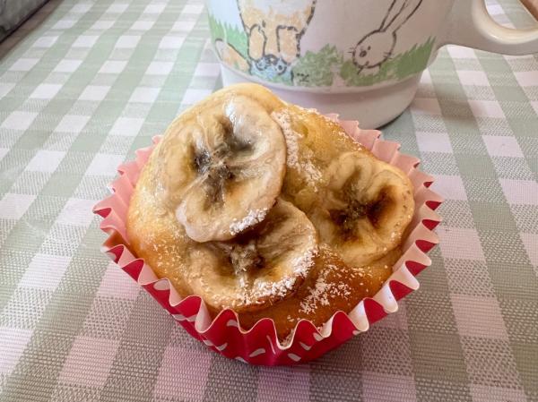 おやつのバナナケーキ、美味しかったね🧁